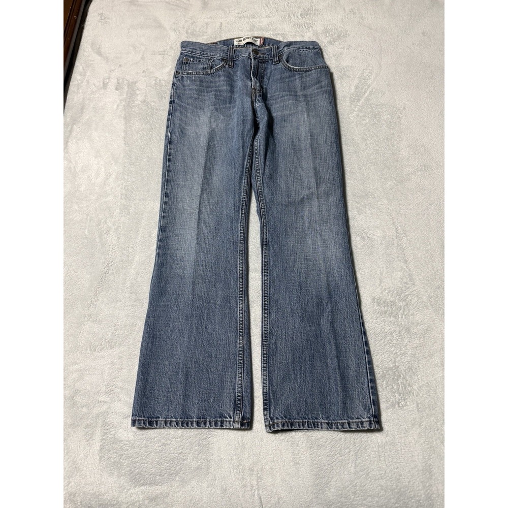 Levis 527 Jeans Mens 31x30 Blue Low Bootcut Low Rise Medium Wash Denim